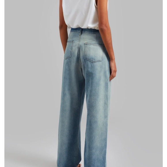 The Frankie Shop Blue Wide Leg Jeans - Picture 5 of 9